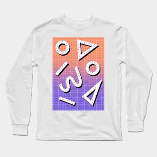 Geo-Gradient Long Sleeve T-Shirt